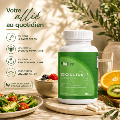 VITALIUM D3K2 Nutra – Vitamine D3 + K2